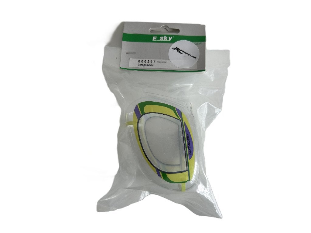 Esky 000297 EK1-0323 canopy white rc helicopter, Verzenden, Gebruikt