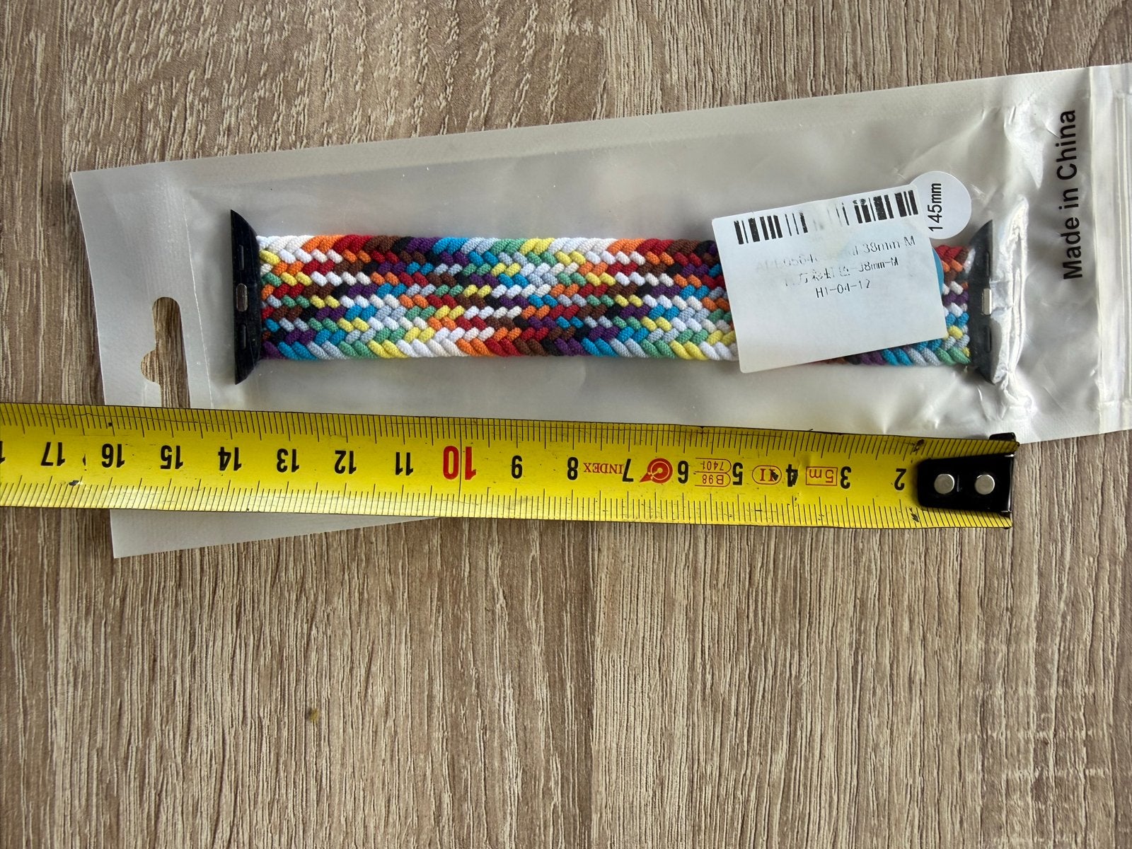 Gevlochten Apple Watch Bandje - Kleurrijk & Comfortabel, Sieraden, Tassen en Uiterlijk, Overige merken, Overige materialen, Polshorloge