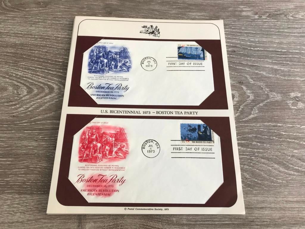 Amerikaanse Bicentennial Postzegelcollectie 1973, Postzegels en Munten, Ophalen of Verzenden, Buitenland