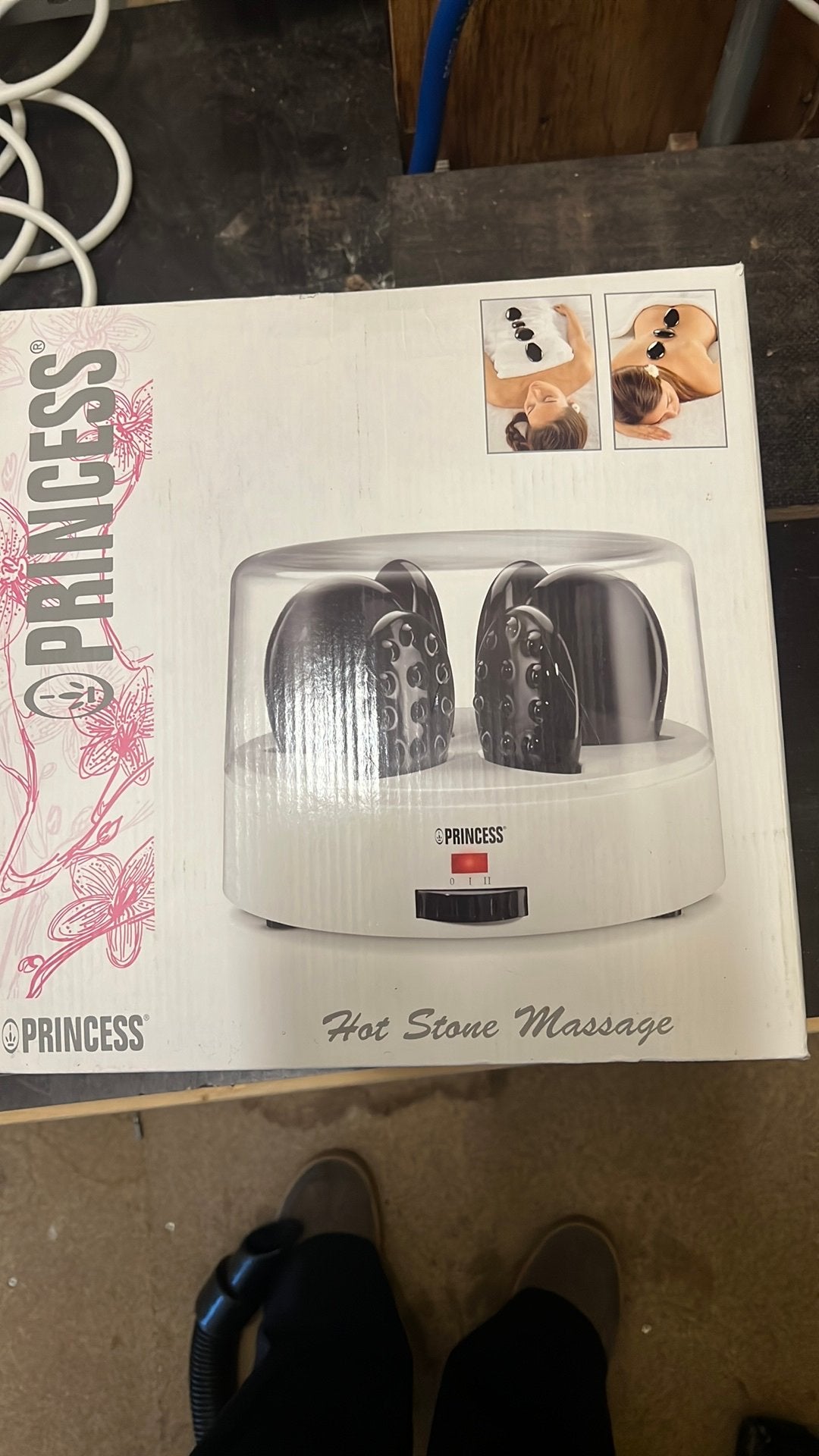 Hot stone massage, Ophalen of Verzenden, Zo goed als nieuw, Hotstone