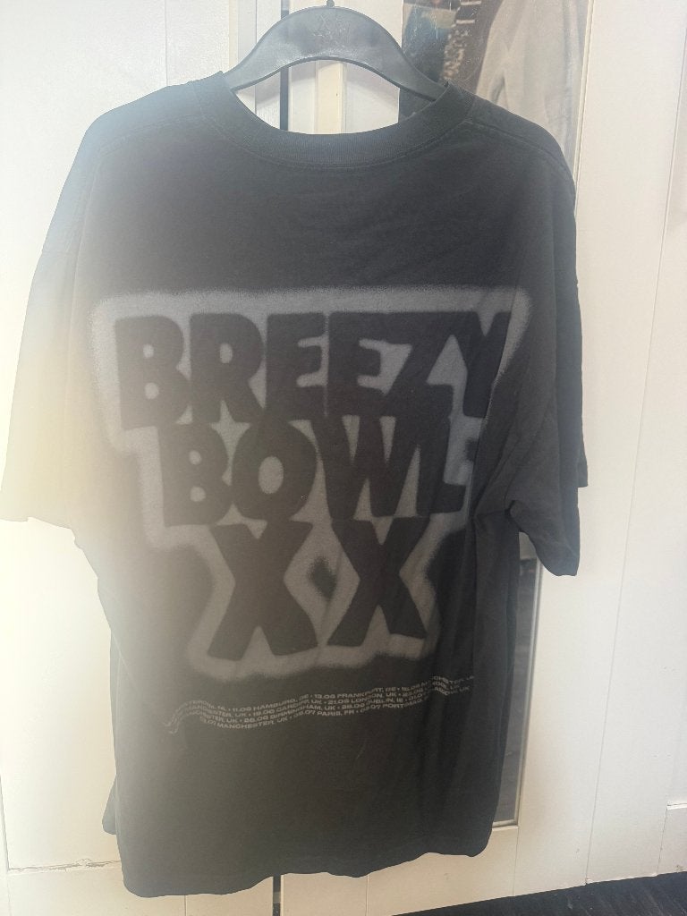 Chris Brown Breezy Bowl XXX T-shirt Maat L orgineel, Zwart, Maat 42/44 (L), Chris Brown, Ophalen of Verzenden