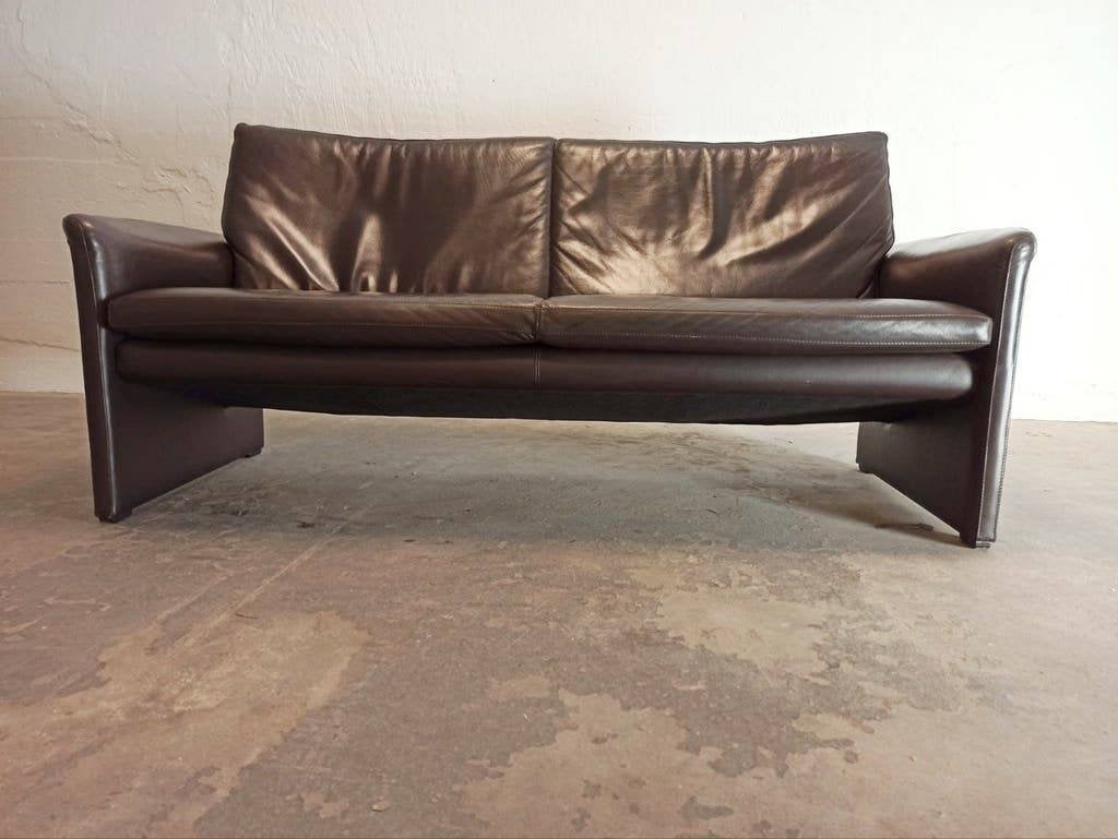 Vintage Leolux Antipode leren bankstel bank sofa, Huis en Inrichting, Ophalen, Tweedehands, Tweedehands, 150 tot 200 cm