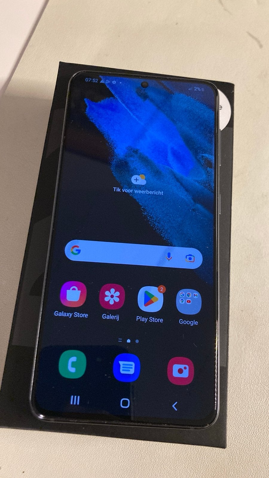 Samsung Galaxy S21 5G 128GB Zwart - Zo goed als nieuw, Ophalen, Zwart, Touchscreen, Zo goed als nieuw