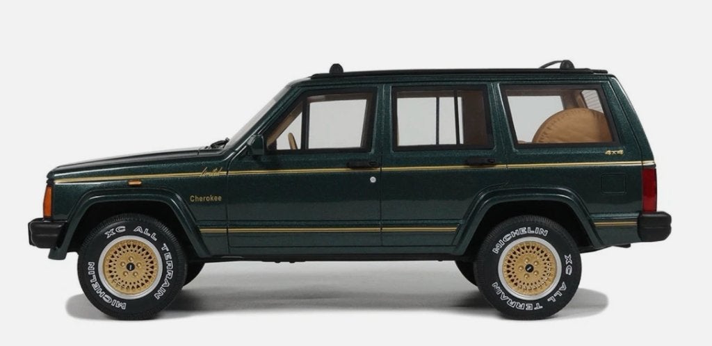 JEEP CHEROKEE XJ LIMITED GROEN 1995  1/18 OTTO ref. OT1340, Verzenden, Nieuw, Auto, OttOMobile