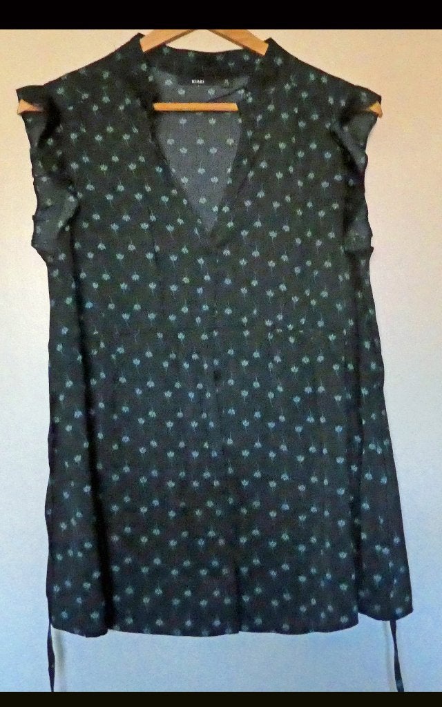 blouse met een bloemetje,  maat: 40, Maat 38/40 (M), Ophalen of Verzenden, Kiabi, Gedragen