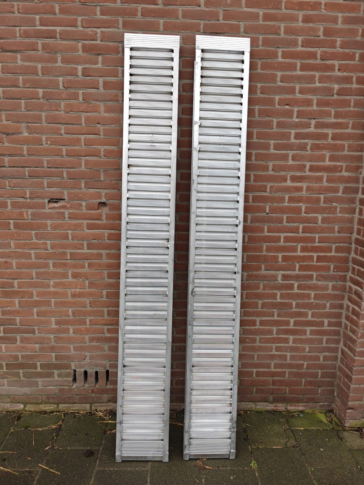 Aluminium rijplaten aanhanger 3500KG, Ophalen, Zo goed als nieuw