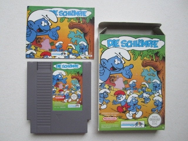 De Snurfen (Smurfs) NES Nintendo, Spelcomputers en Games, Games | Nintendo NES, 1 speler, Ophalen of Verzenden, Zo goed als nieuw