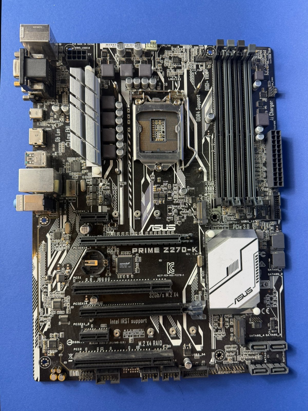 ASUS Prime Z270-K – Intel Z270 – LGA1151 – DDR4, Ophalen of Verzenden, Gebruikt, Intel, DDR4