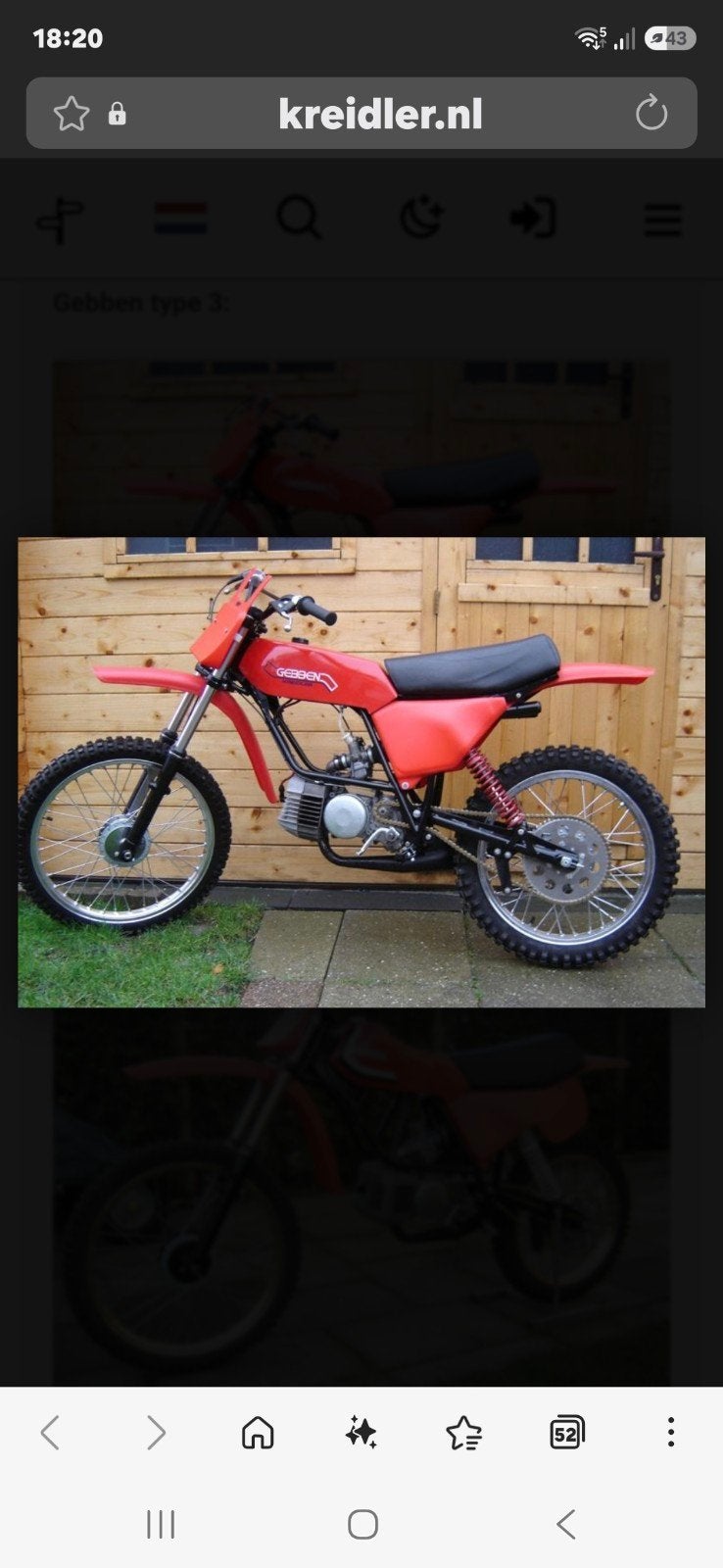gebben3 kreidler., Ophalen of Verzenden, Carburateur