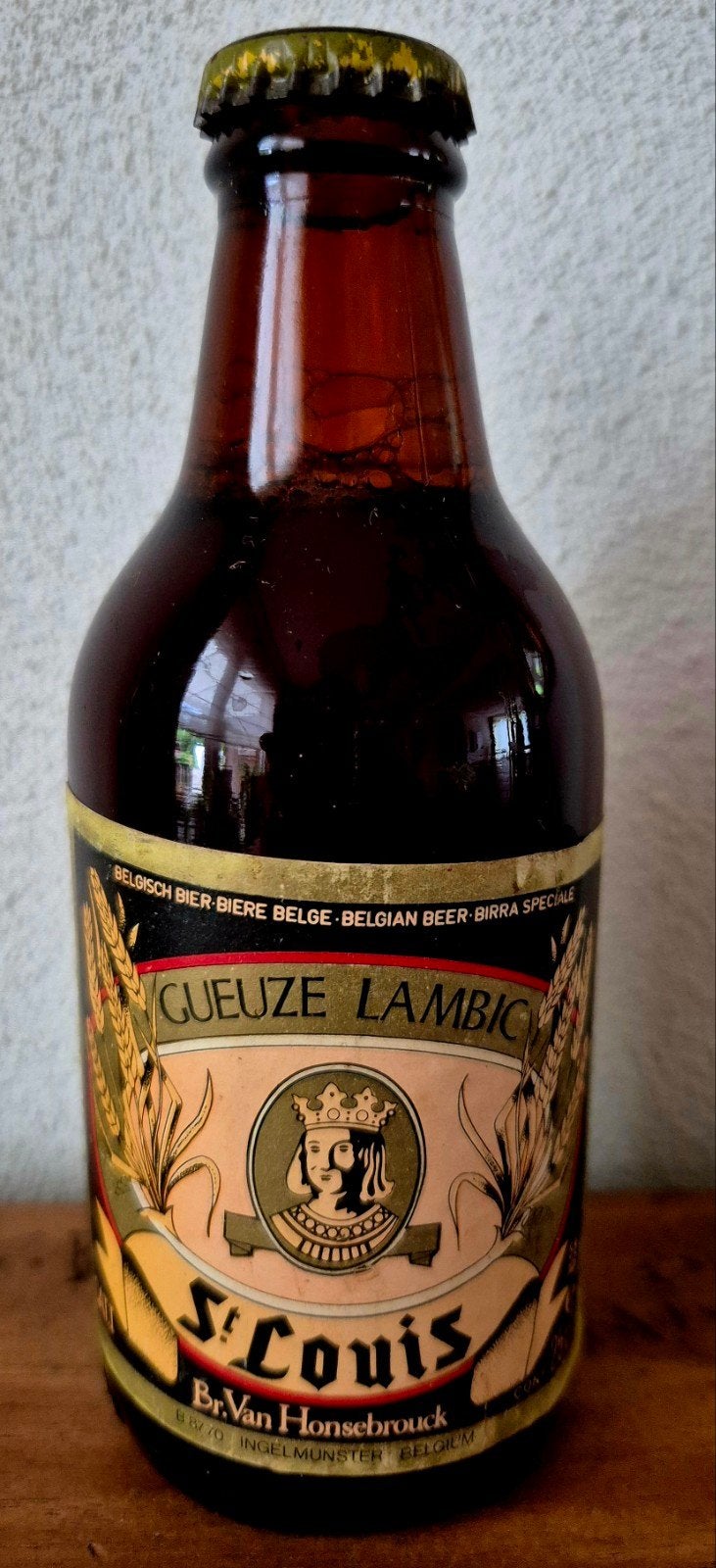fles ST.LOUIS GUEUZE LAMBIC bier br. Van Honsebrouck 25cl, Verzamelen, Ophalen of Verzenden, Zo goed als nieuw, Flesje(s), Overige merken