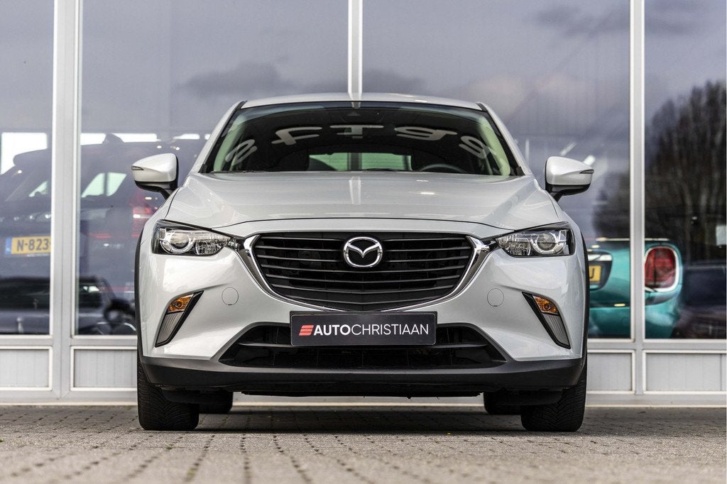 Mazda CX-3 2.0 SkyActiv-G 120 Dynamic | Automaat | Trekhaak, Auto's, Stof, 4 cilinders, Wit, SUV of Terreinwagen
