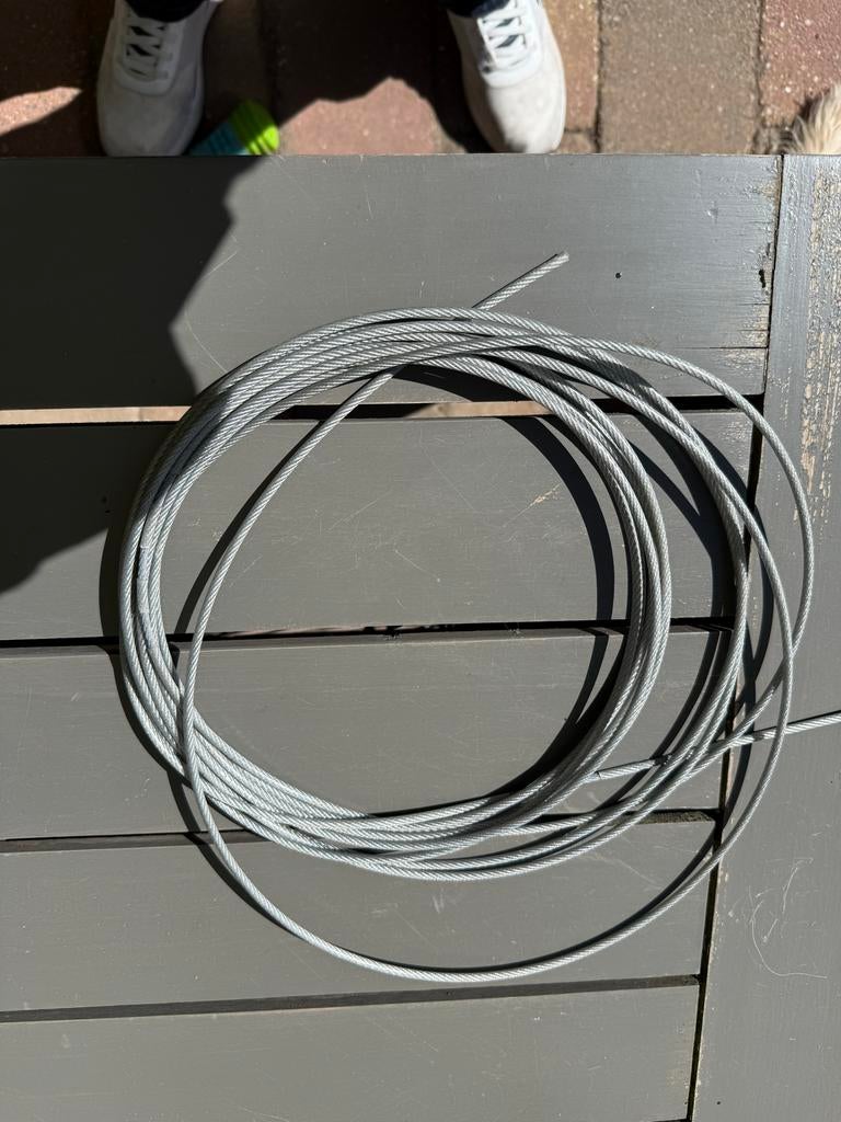 Stalen kabel / staalkabel - Diverse lengtes beschikbaar, Ophalen of Verzenden, Gebruikt
