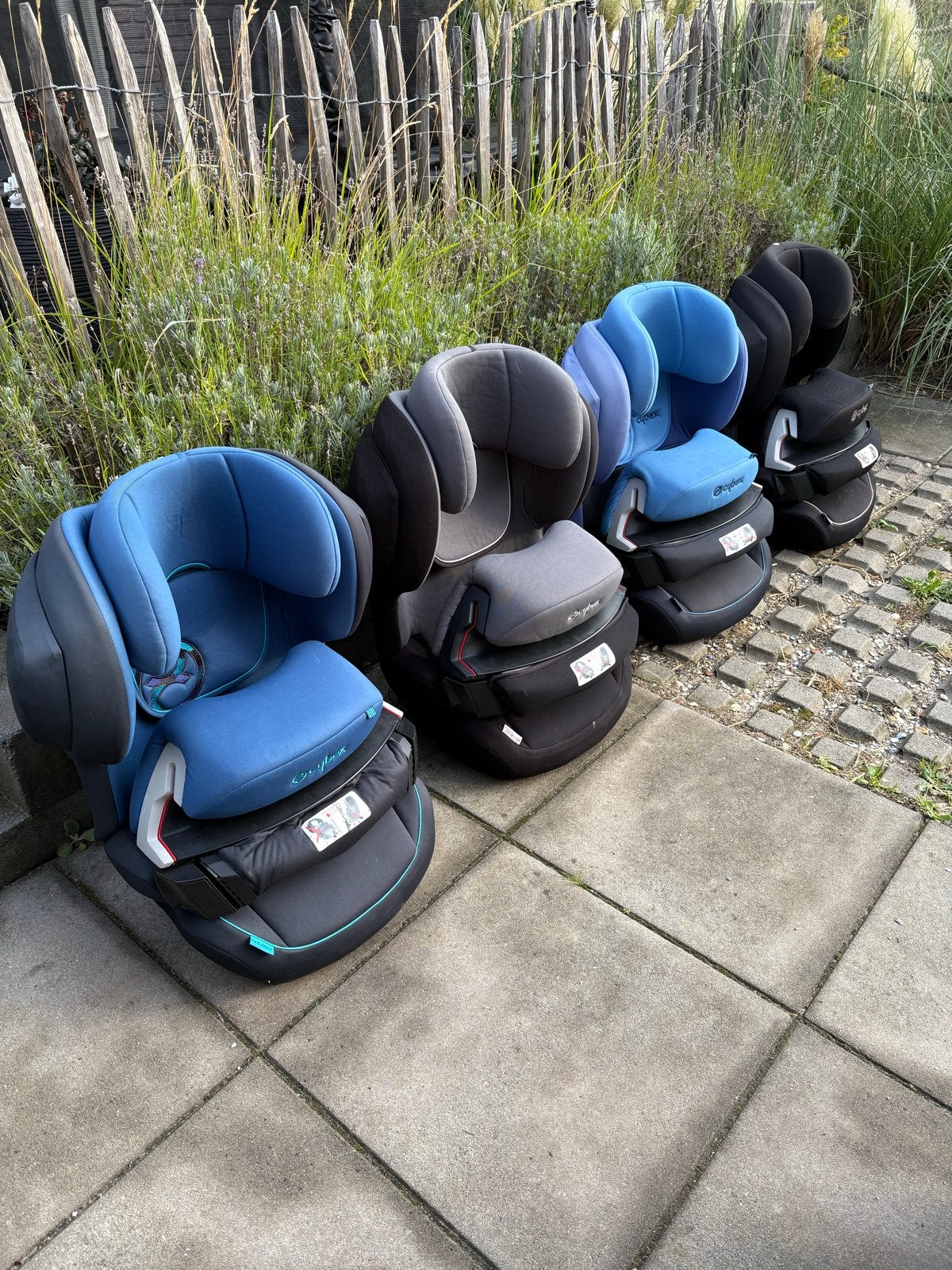 Cybex autostoeltjes - 4 stuks autostoel kinderstoel, Autogordel of Isofix, Gebruikt, 15 t/m 36 kg, Verstelbare rugleuning