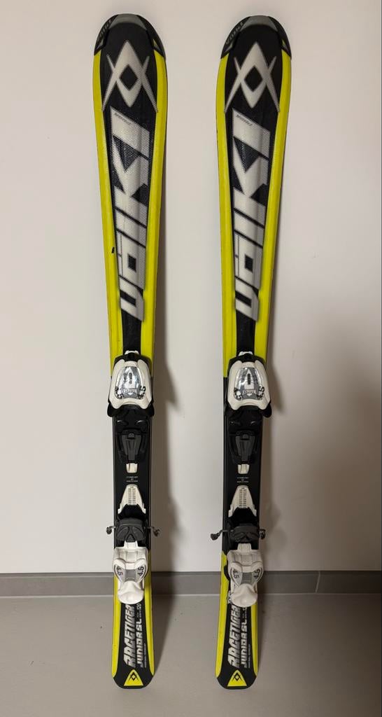 Völkl Racetiger Junior SL Ski's 120cm met stokken, Sport en Fitness, Skiën en Langlaufen, Overige merken, Gebruikt, 100 tot 140 cm