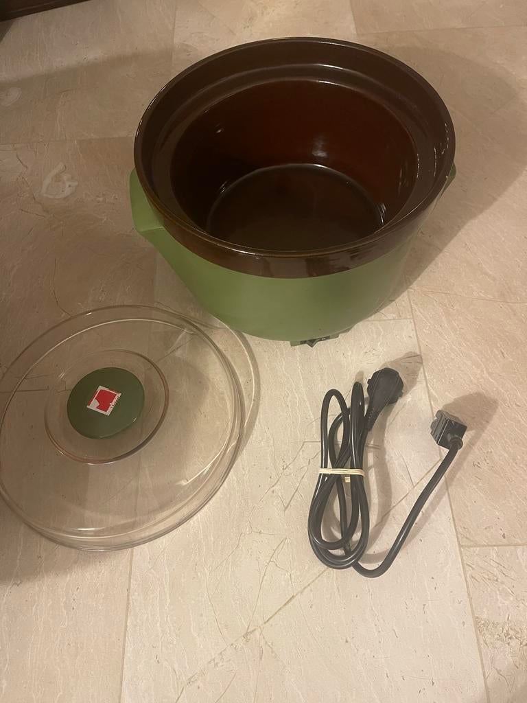 Maybaum Pott Slowcooker - Vintage Keukenapparaat, Ophalen of Verzenden, Timer, Gebruikt