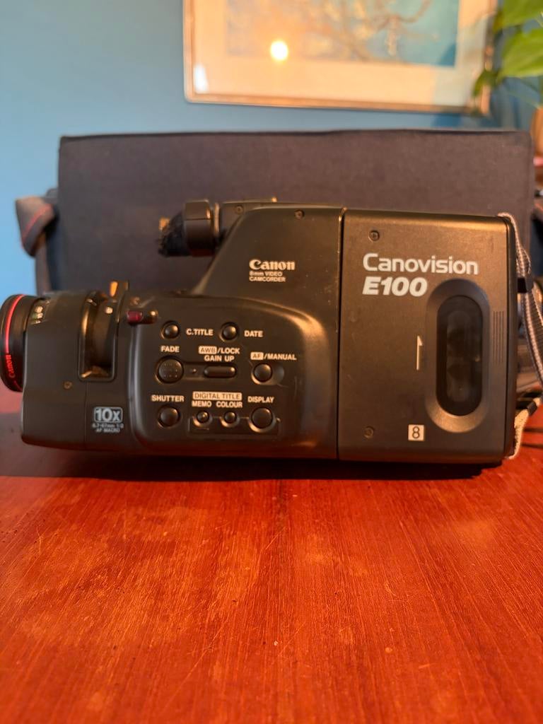 Canon Canovision E100 Videocamera, Ophalen of Verzenden, 8mm, Camera