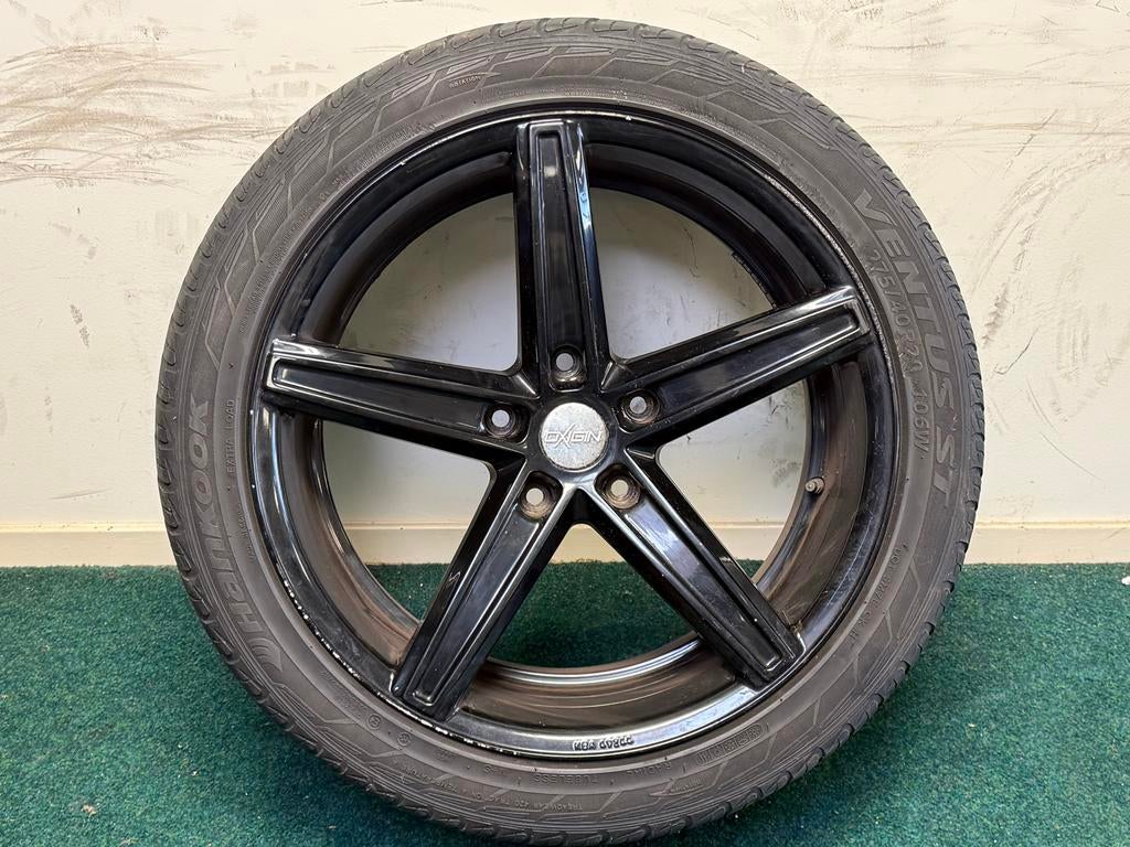 Zwarte Oxigin Velgen met Banden 275/40R20, Ophalen, Gebruikt, 275 mm, Banden en Velgen