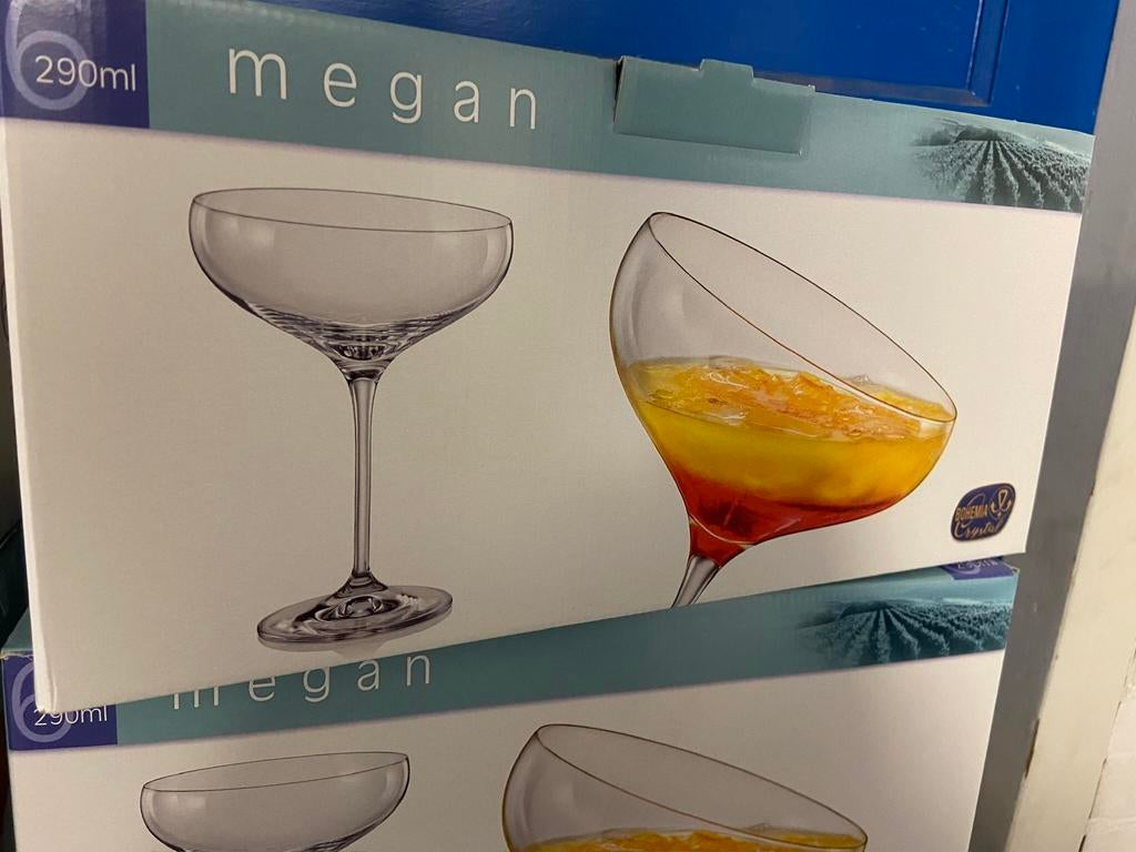 126 luxe cocktail glazen gin tonic champagne coup, Ophalen of Verzenden, Zo goed als nieuw, Overige typen