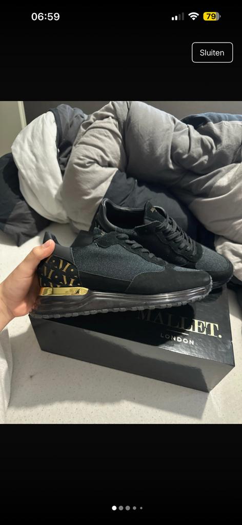 Mallet London maat 43, Kleding | Heren, Schoenen, Ophalen, Zo goed als nieuw, Zwart