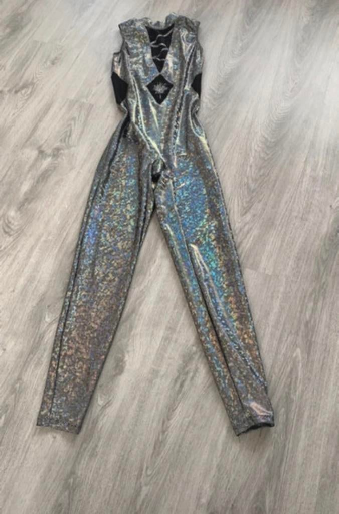 Catsuit, lycra hologram 4 way stretch, Kleding | Dames, Nieuw, Ophalen of Verzenden, Overige thema's, Kleding