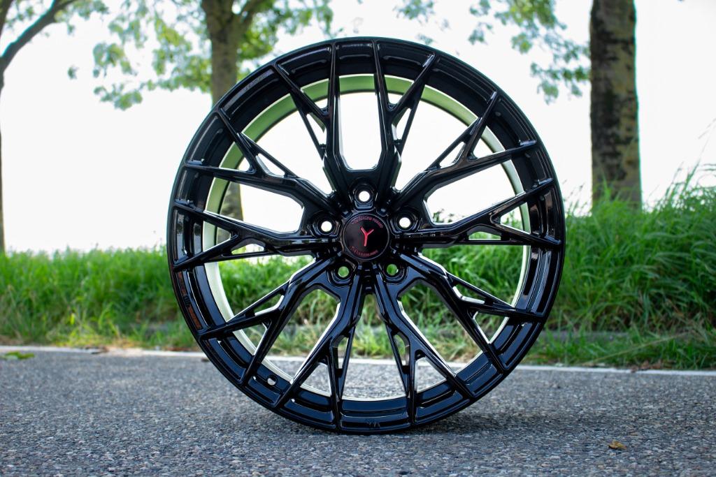 YANAR FLOW FORGED DNZ-20 22 INCH AUDI Q5 Q7 BMW X3 X5 X6, 255 mm, Velg(en), Nieuw, Overige maten