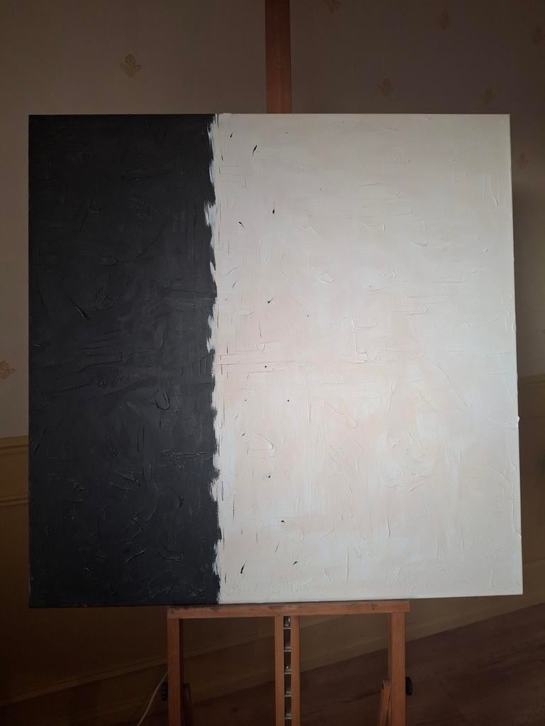Schilderij 100x100, Ophalen, Zo goed als nieuw