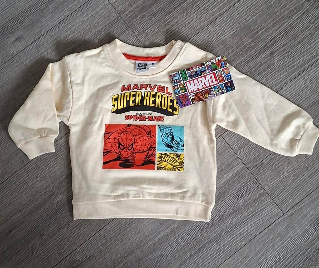 Marvel spiderman trui maat 86, Ophalen of Verzenden, Zo goed als nieuw, Jongen