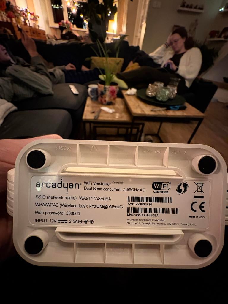 Arcadyan Wifi Versterker - Dual Band, Computers en Software, WiFi-versterkers, Ophalen of Verzenden, Gebruikt