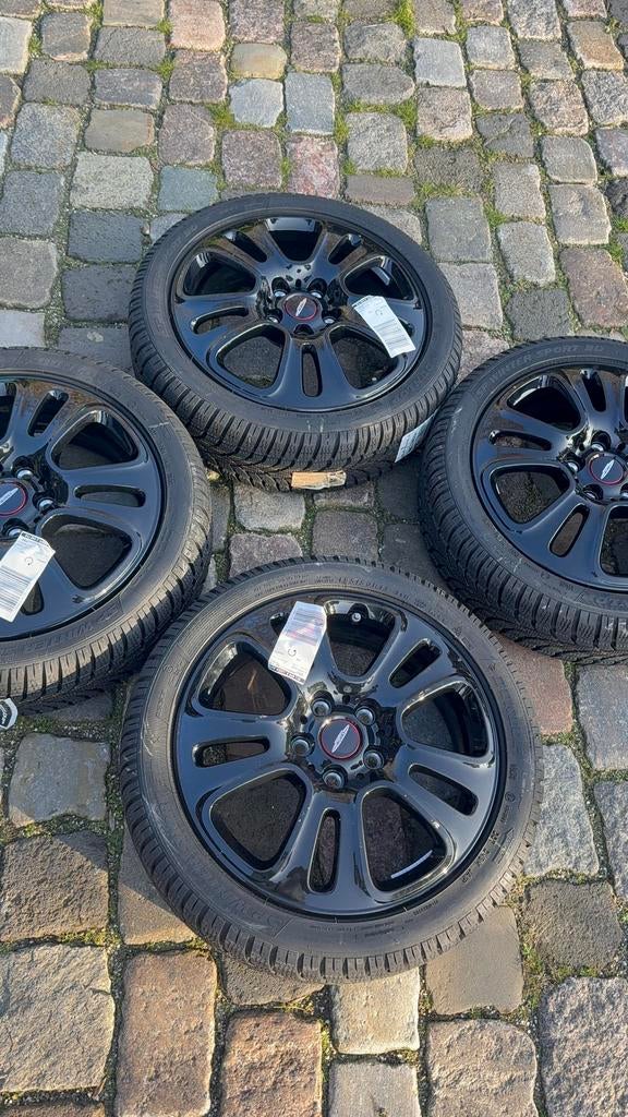17 inch John Cooper Works Double Spoke 510 winterwielset, Ophalen, Banden en Velgen, Nieuw, 17 inch