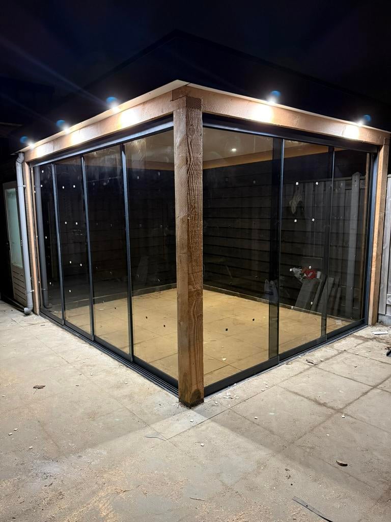 Veranda overkapping op maat gemaakt, Tuin en Terras, Ophalen of Verzenden, Nieuw, Veranda