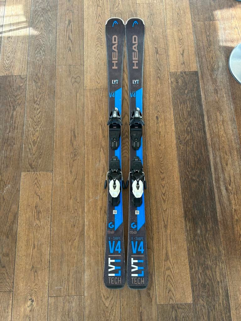 Head V-Shape V4 Ski's met Bindingen - Gewaxt & Geslepen, Ophalen, 160 tot 180 cm, Gebruikt, Carve