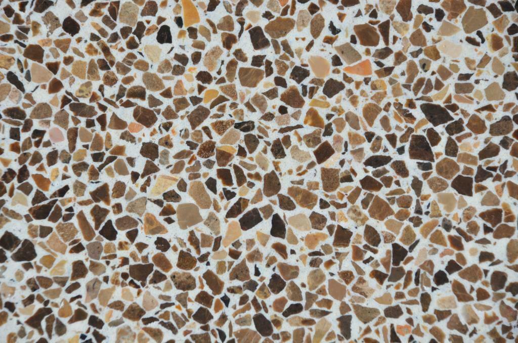 Terrazzo tegels 40x40 cm Ecostone Coffee granito graniet, 40 tot 60 cm, Graniet, 40 tot 60 cm, Nieuw