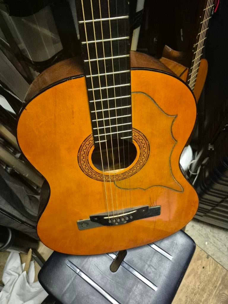 Martinez gitaar akoestisch, Muziek en Instrumenten, Snaarinstrumenten | Gitaren | Akoestisch, Ophalen, Gebruikt, Klassieke of Spaanse gitaar