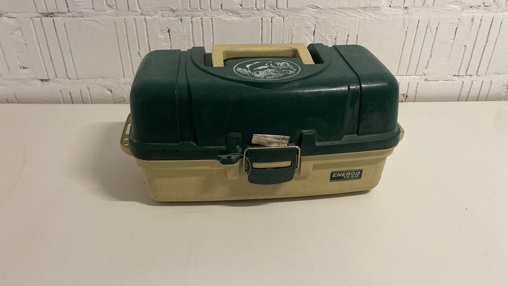 Gevulde tackle box, Ophalen of Verzenden, Zo goed als nieuw, Koffer of Tas
