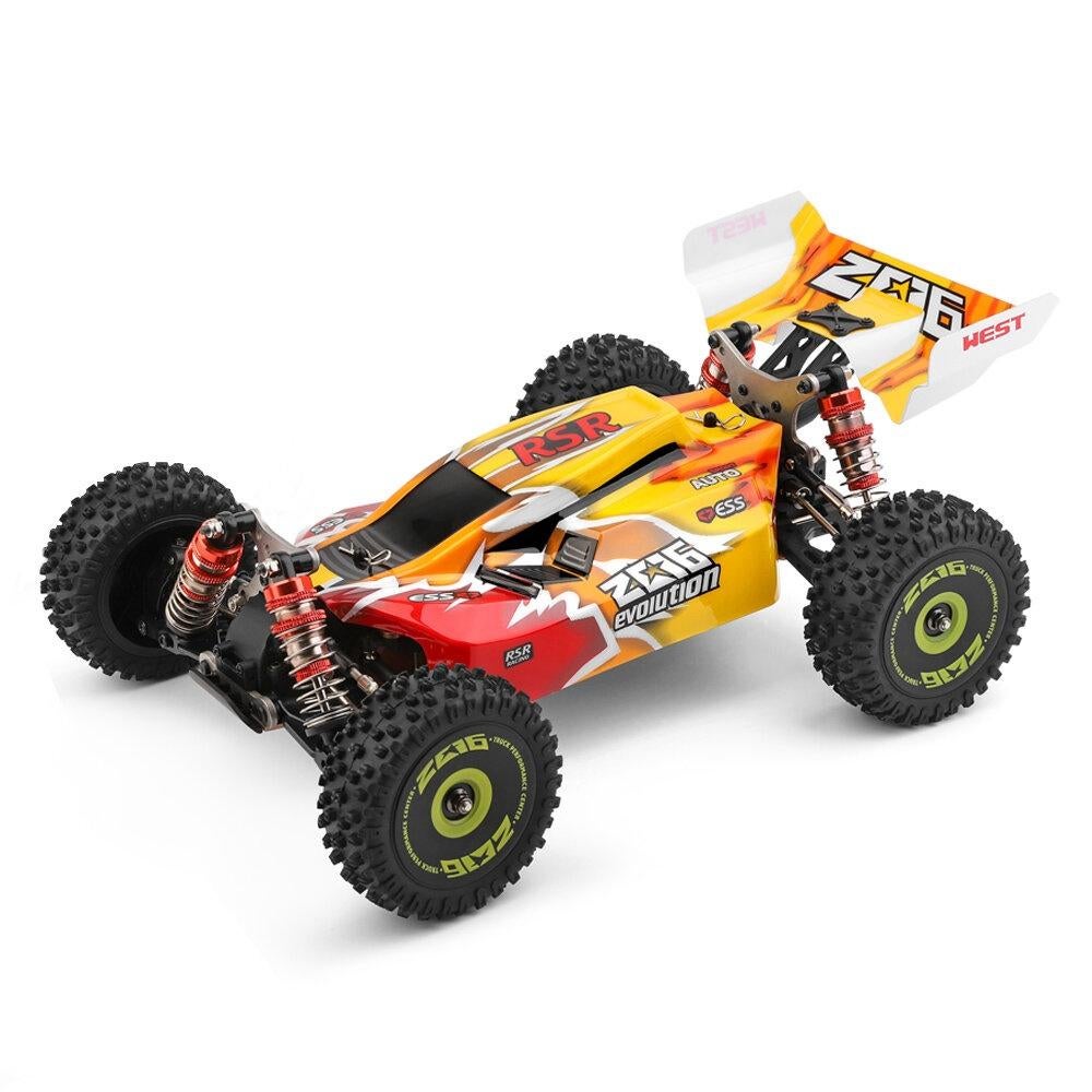 WLtoys 144010 RC Car 75KM/H Off-Road 2.4G Brushless 4WD, Hobby en Vrije tijd, Modelbouw | Radiografisch | Auto's, Elektro, Auto offroad