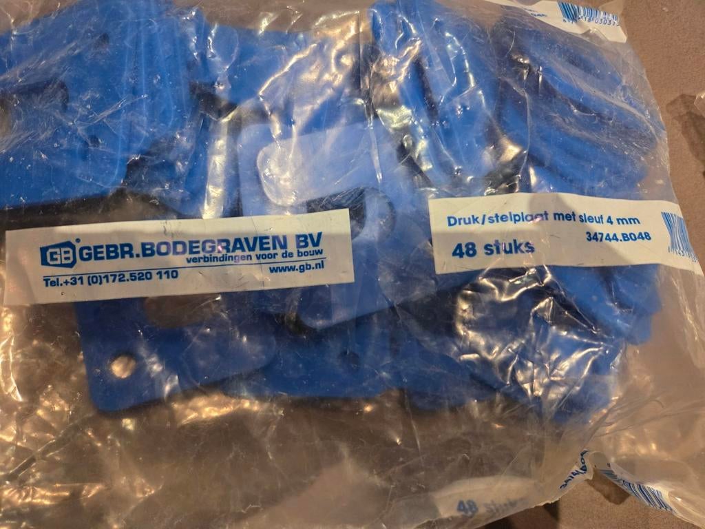 Druk/sierplatten met sleuf van 4 mm en 7 mm, Ophalen of Verzenden, Nieuw