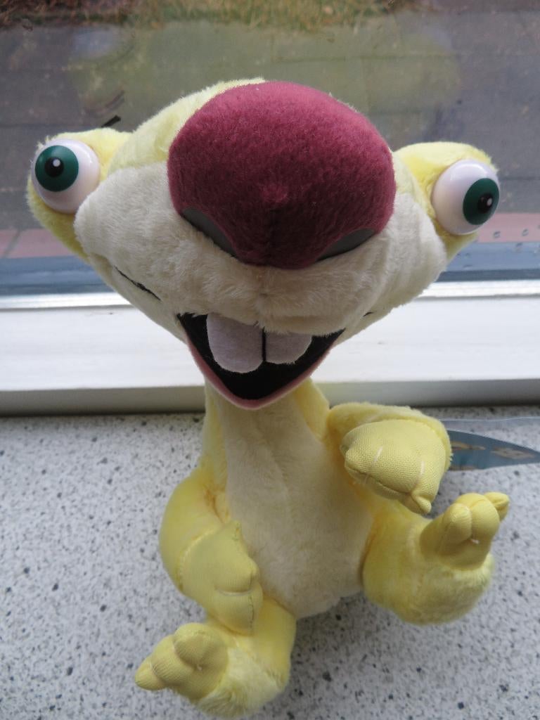 Ice Age knuffel Luiaard Sid Big Headz TCC Global, Ophalen of Verzenden, Nieuw, Overige typen
