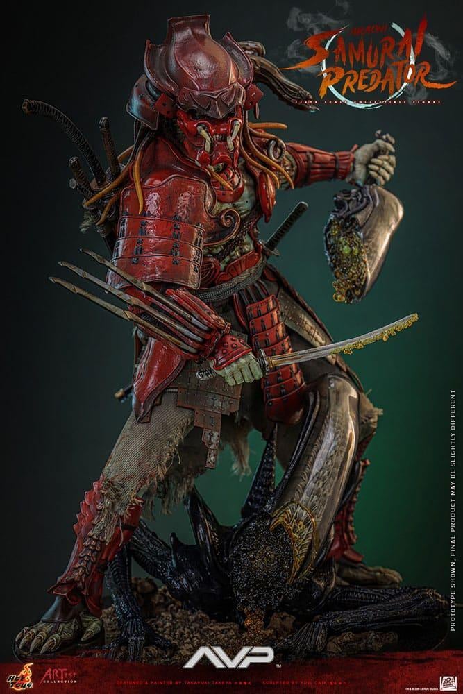 Hot Toys Alien vs Predator 1/6 Akaoni Samurai Predator 35 cm, Verzamelen, Ophalen of Verzenden, Nieuw, Film, Actiefiguur of Pop