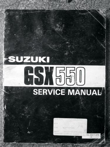 Suzuki GSX550 1983-1984 Service Manual, Motoren, Verzenden, Suzuki