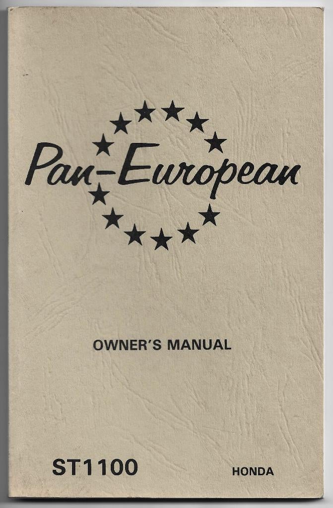 Honda Pan European ST1100 manual 1994 (4150z), Ophalen of Verzenden, Honda