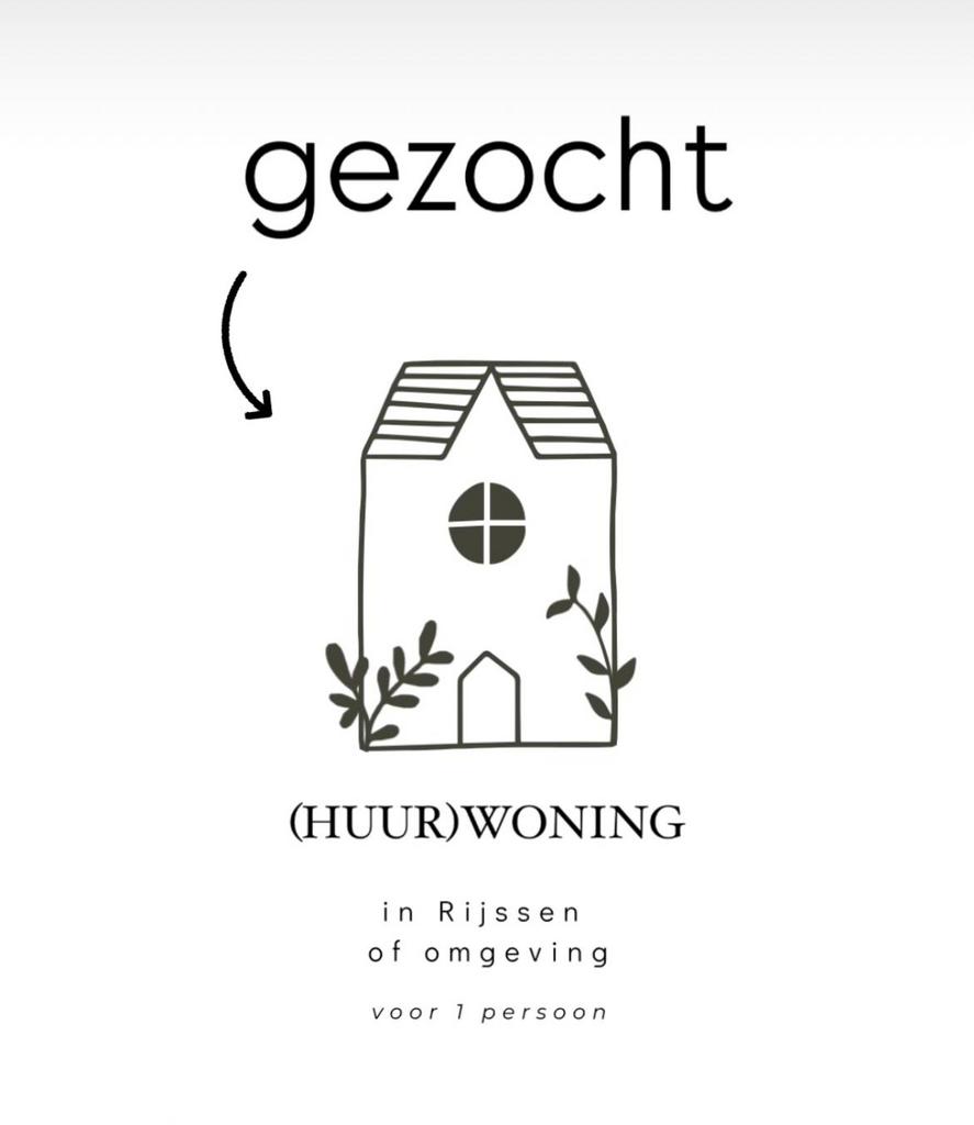 Gezocht huurwoning (omgeving) Rijssen