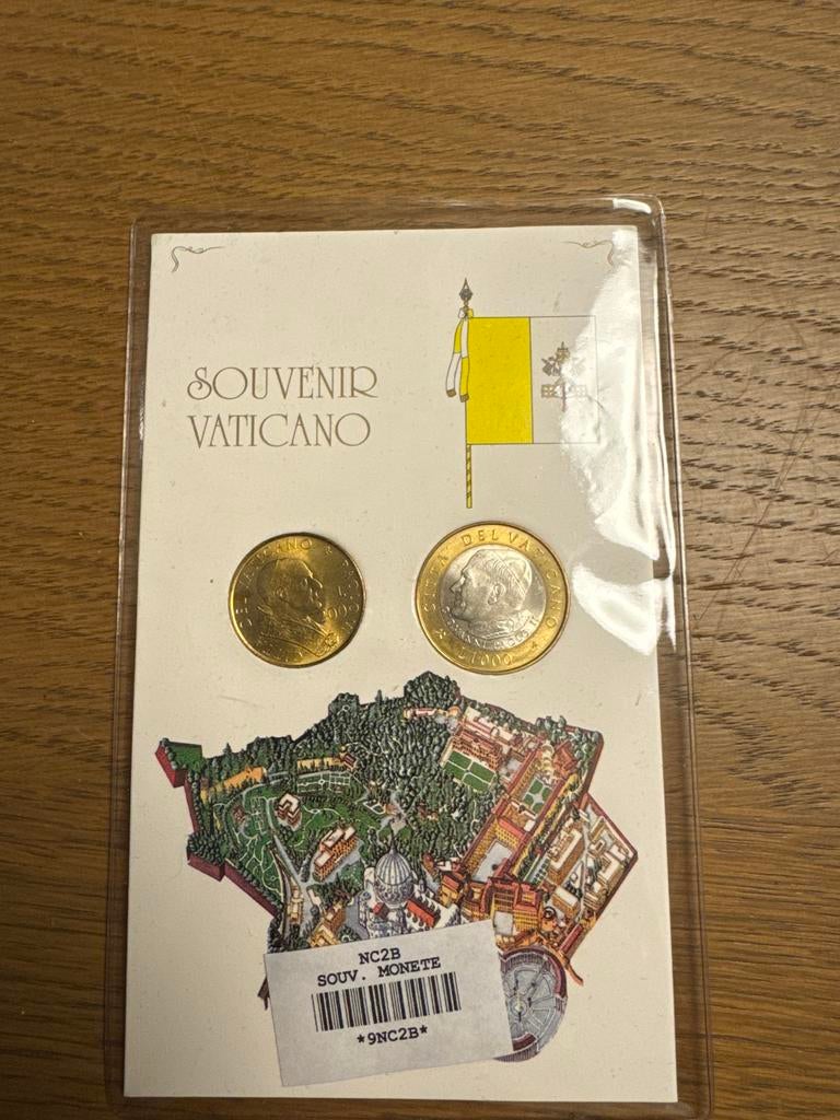 Vaticaan Souvenir Set - Munten, Ophalen of Verzenden, Vaticaanstad, Setje