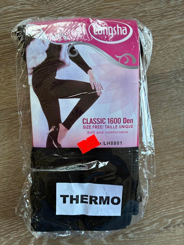 Thermo Legging - Heerlijk Warm voor de Winter!, Legging, Zwart, Nieuw, Overige maten