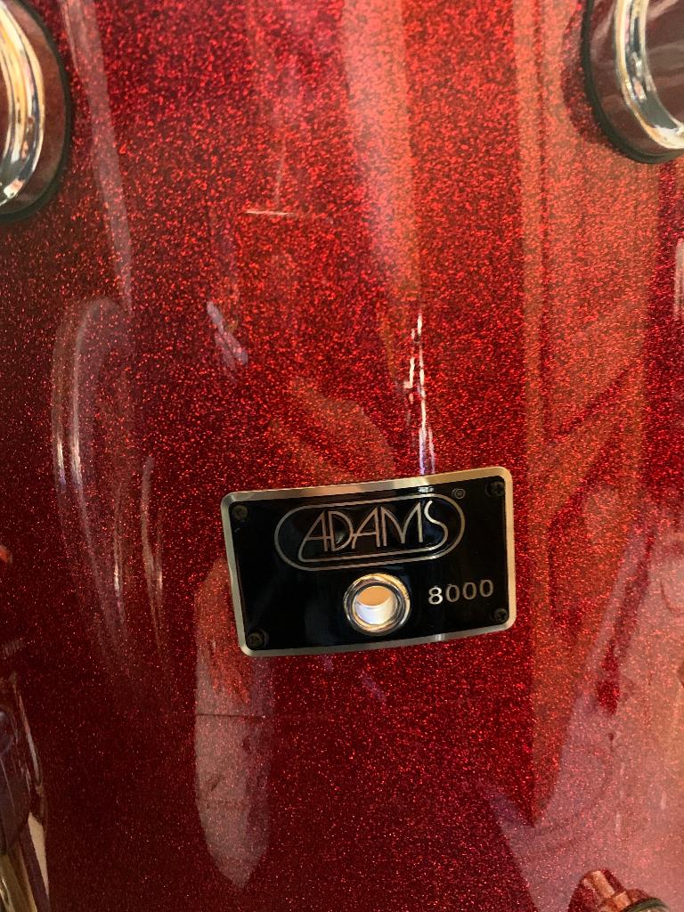 Adams 8000 red flakes floortom 14 inch zo goed als nieuw, Muziek en Instrumenten, Drumstellen en Slagwerk, Ophalen, Zo goed als nieuw