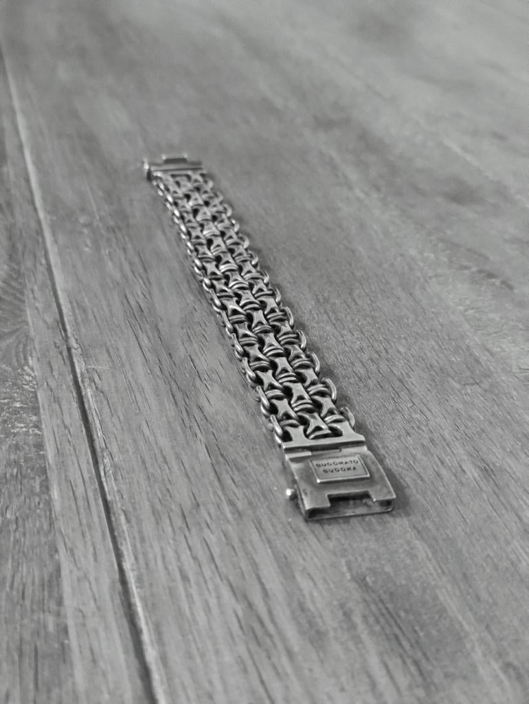 Buddha to Buddha Bowan 23cm B2B armband, Sieraden, Tassen en Uiterlijk, Ophalen of Verzenden, Zo goed als nieuw, Zilver, Zilver