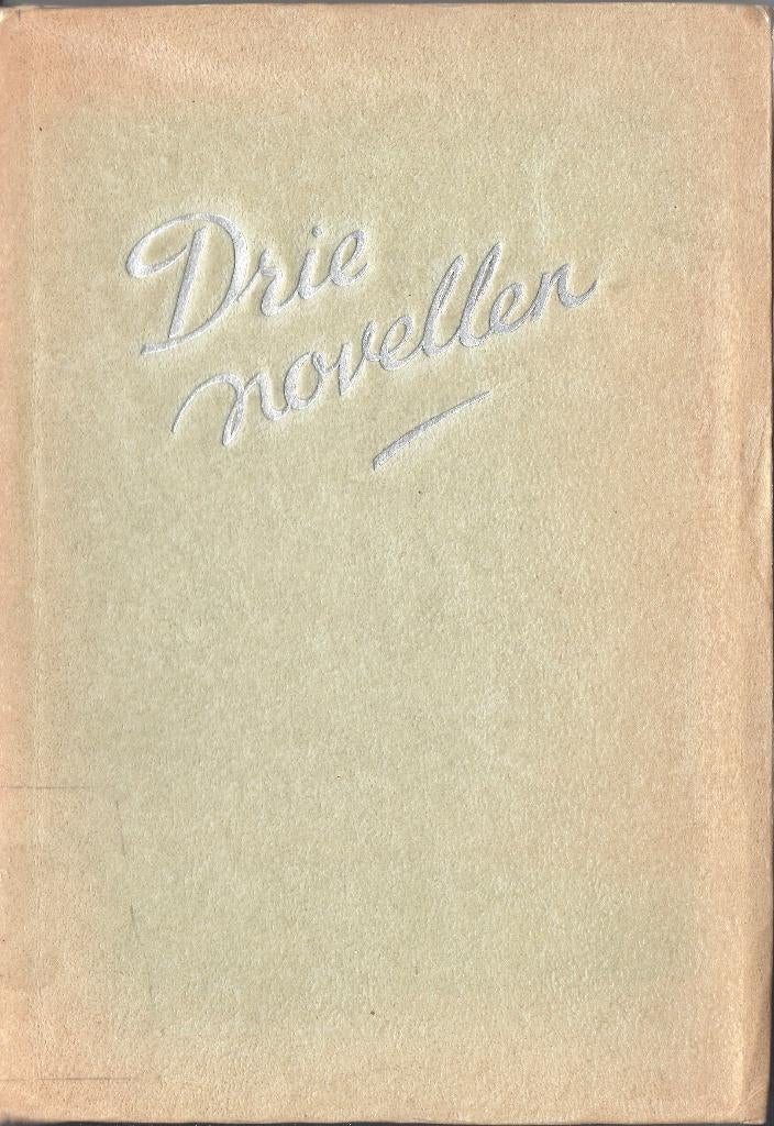 DRIE NOVELLEN-Bundel novellen- Boekenweekgeschenk-CPNB 1938, Boeken, Boekenweekgeschenken, Zo goed als nieuw, Ophalen of Verzenden