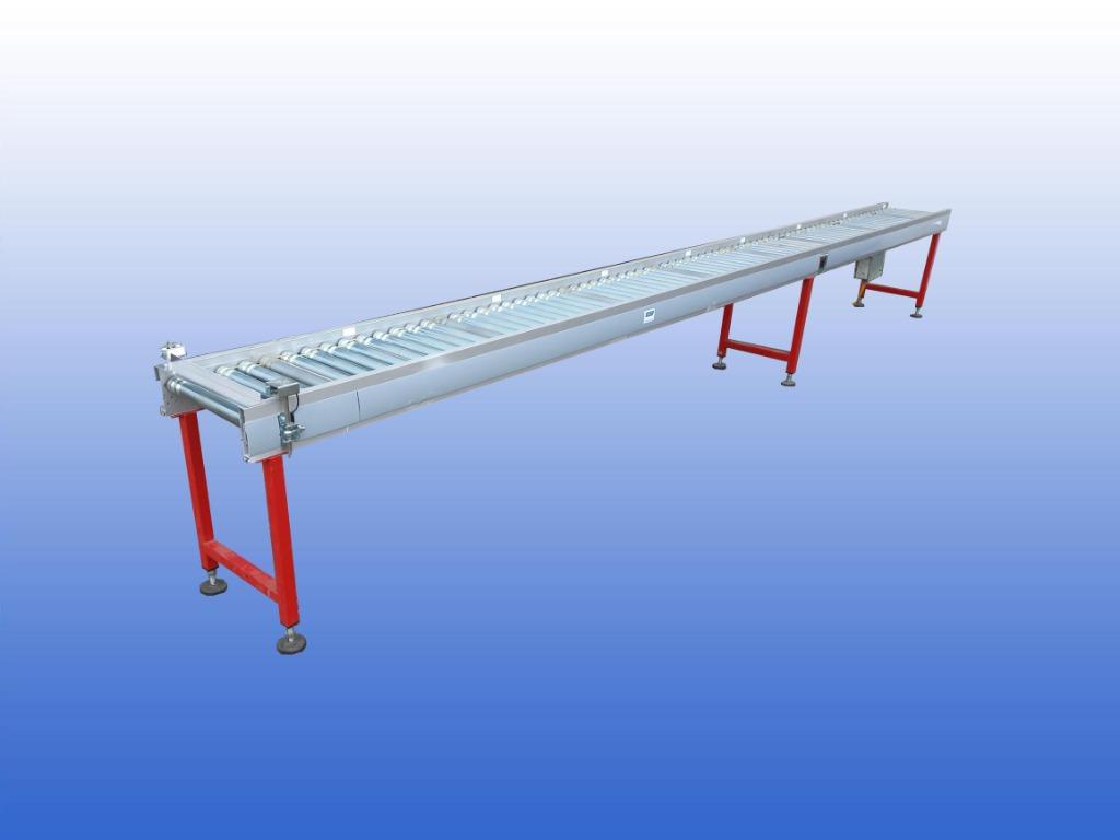 Partij Aangedreven rollenbaan met buffer werking 42 cm, Ophalen of Verzenden, Zo goed als nieuw