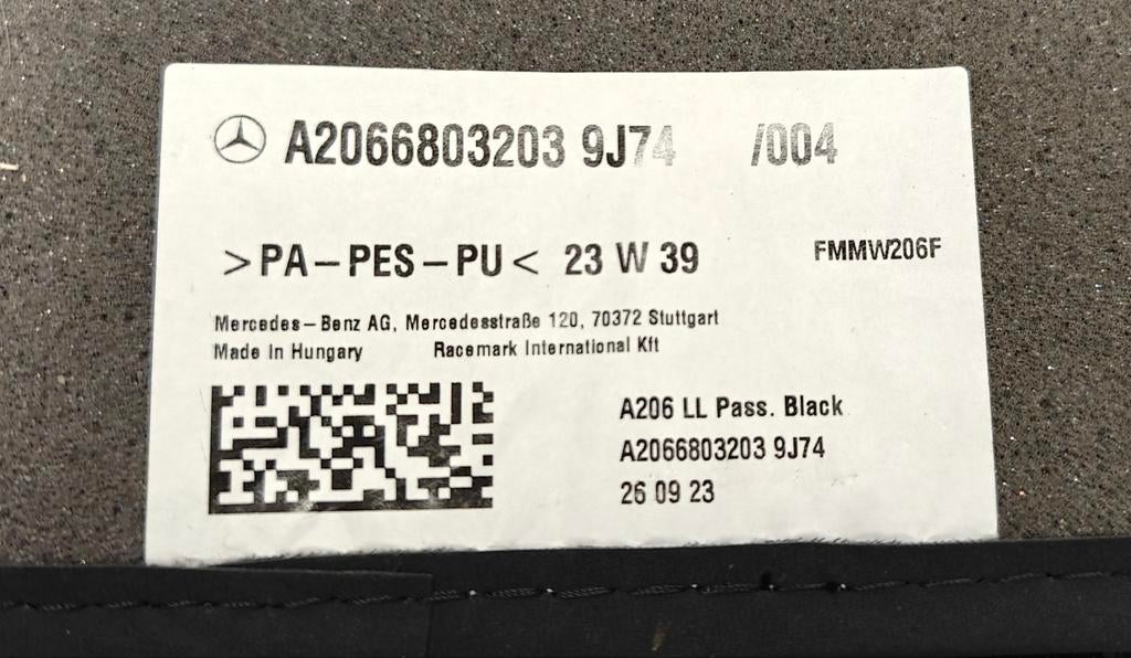 AMG Matten C klasse vanaf 2021--- C300E Voorzijde, Auto diversen, Automatten, Ophalen of Verzenden