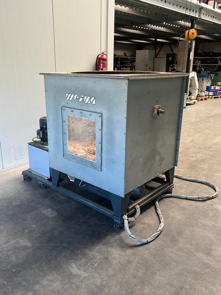 Brikettenpers Weima c150, Ophalen, Gebruikt