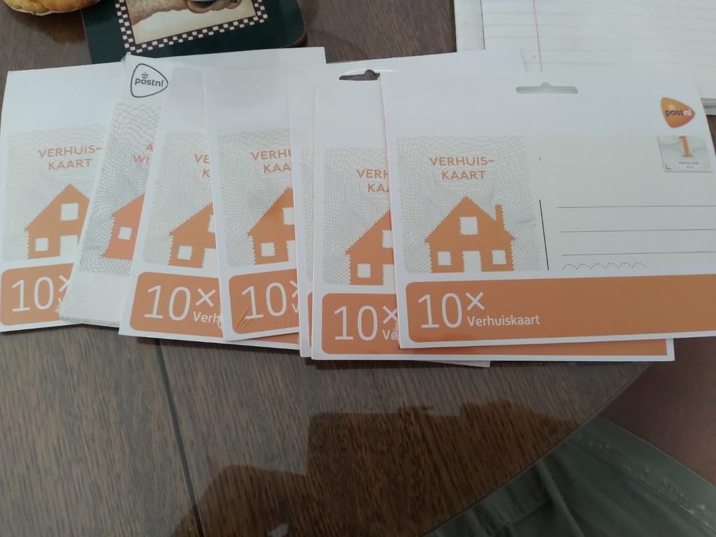 Adreswijzigingskaarten, Eén persoon